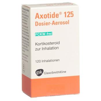 Axotide dosing aerosols 125 mcg CFC-free 120 doses