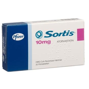 Sortis Filmtablet 10 mg 30 pcs