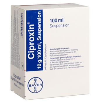 Ciproxin Susp 10g/100ml Bottle 100ml