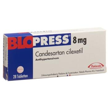 Blopress Tabl 8 mg 98 pcs