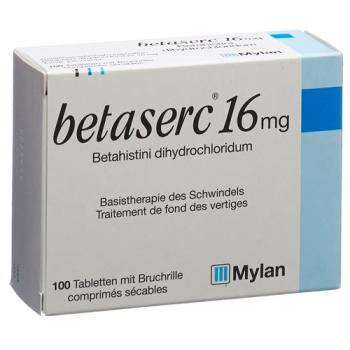 Betaserc Tabl 16 mg 100 pcs