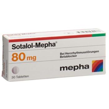 Sotalol-Mepha Tabl 80 mg 100 pcs