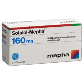 Sotalol-Mepha Tabl 160 mg 100 pcs