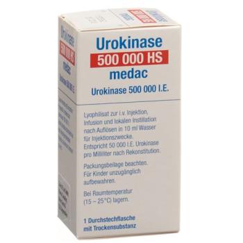 Urokinase HS Medac Dry Sub 500000 IU Penetr