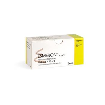 Esmeron Inj sol 100mg/10ml 10 vial 10ml