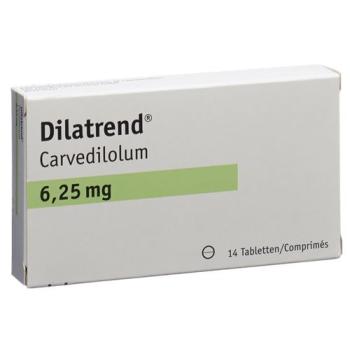Dilatrend Tabl 6.25 mg 14 pcs
