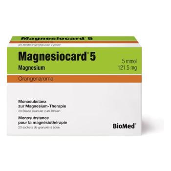 Magnesiocard Gran 5 mmol Orange 20 bags 5 g