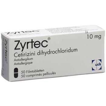 Zyrtec Filmtablet 10 mg 50 pcs