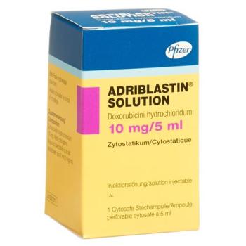 Adriblastin Solution Inj L&ouml;s 10 mg/5ml Cytosafe 5 ml
