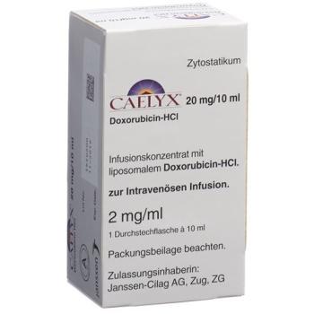 Caelyx Inf Konz 20 mg/10ml Amp 10 ml