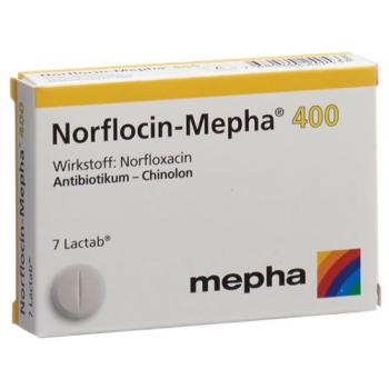 Norflocin Mepha 400 mg 7 Lacktab