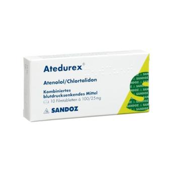 Atedurex film tabl 100/25 100 pcs