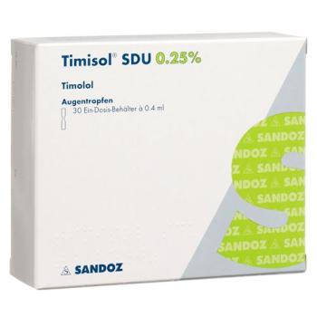 Timisol SDU Gtt Opht 0.25% 30 Monodos 0.4ml
