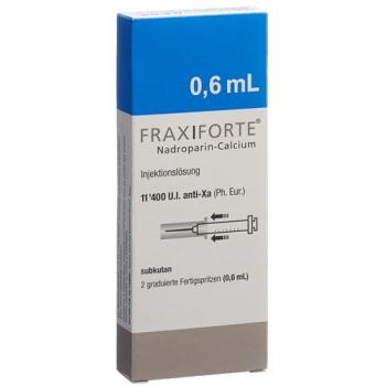 Fraxiforte 0.6 ml Inj L&ouml;s 2 Fertspr 0.6 ml