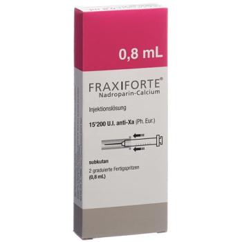 Fraxiforte 0.8 ml Inj L&ouml;s 2 Fertspr 0.8 ml