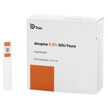 Atropine SDU Faure 0.5% 20 monodoses 0.4 ml