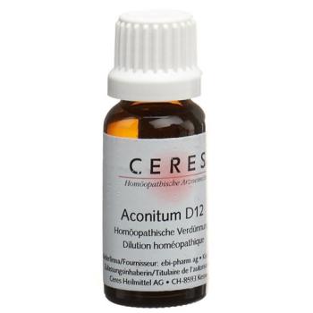 Ceres Aconitum D 12 Dilution Bottle 20 ml