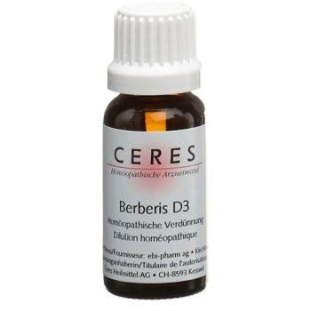 Ceres Berberis D 3 Dilution Bottle 20 ml