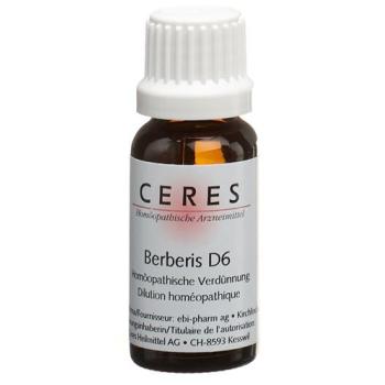 Ceres Berberis D 6 Dilution Bottle 20 ml