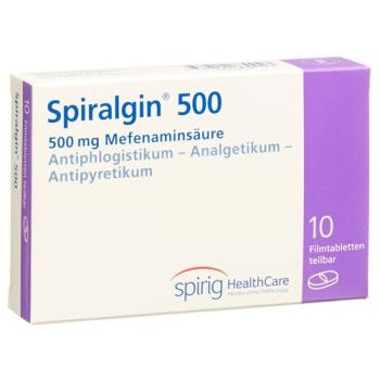 Spiralgin Filmtablet 500 mg 10 pcs