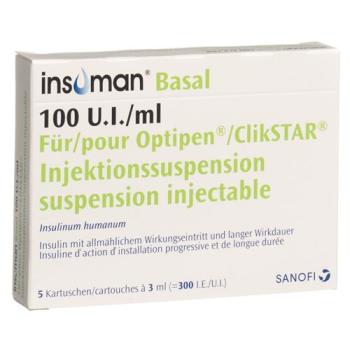 Insulin Insuman Basal Inj Susp Optipen 5x3ml