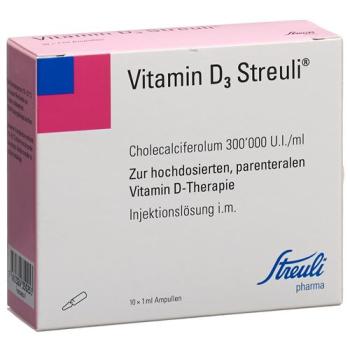 Vitamin D3 Streuli 300000 IU/ml 10 x 1 ml