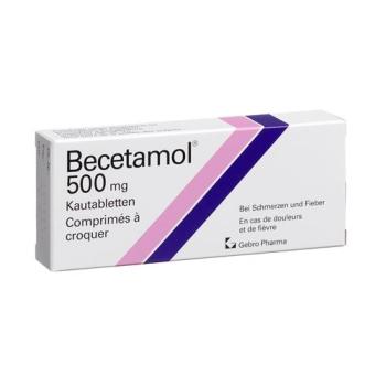 Becetamol chewable 500 mg 20 pcs