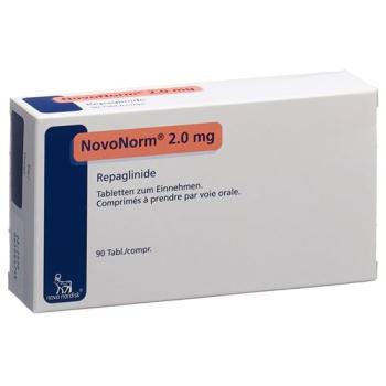 NovoNorm Tabl 2 mg 90 pcs