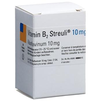 Vitamin B2 Streuli Drag 10 mg Ds 20 pcs