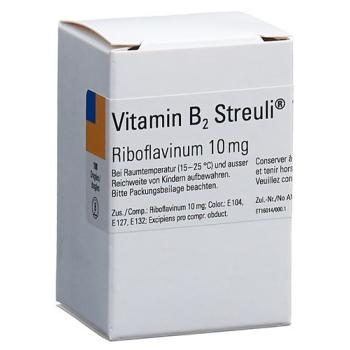 Vitamin B2 Streuli Drag 10 mg Ds 100 pcs