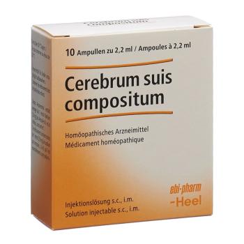 Cerebrum suis compositum Heel Inj L&ouml;s 10 Amp 2.2 ml