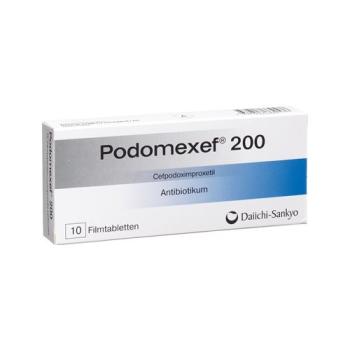 Podomexef Filmtabl 200 mg 10 pcs
