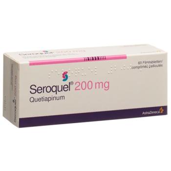 Seroquel Filmtablet 200 mg 60 pcs