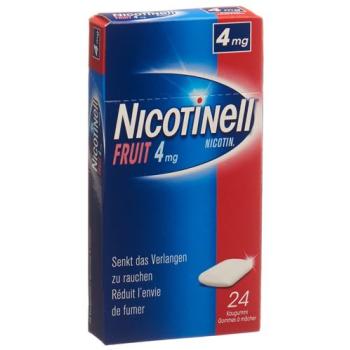 Nicotinell Gum 4 mg fruit 24 pcs