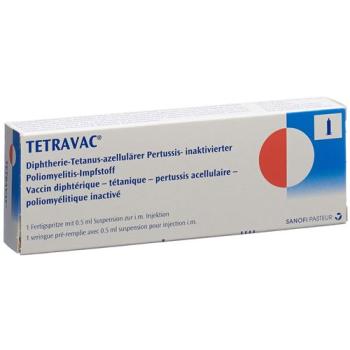 Tetravac Inj Susp with needles Fertspr 0.5 ml