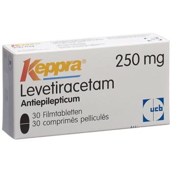 Keppra Filmtablet 250 mg 30 pcs