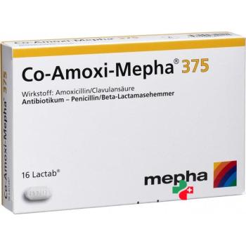 Co-Amoxi Mepha 375 mg 16 Lactabs