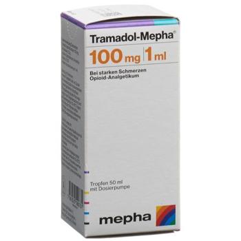 Tramadol-Mepha drops 100 mg/ml with dosing pump 50 ml