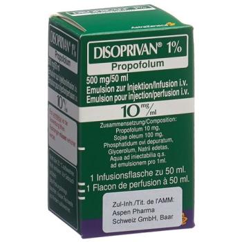Disoprivan 1% Inf Emuls 500 mg/50ml Durchstf 50 ml