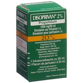 Disoprivan 2% Inf Emuls 1 g/50ml through 50 ml