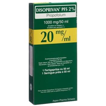 Disoprivan PFS 2% Inf Emuls 1 g/50ml Fertspr 50 ml
