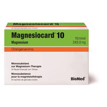 Magnesiocard Gran 10 mmol Orange 50 bags 4 g