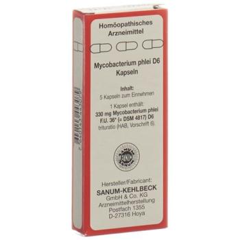 SANUM Mycobacterium phlei Kaps D 6 5 pcs