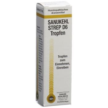 Sanukehl Strep Drops D 6 Fl 10 ml