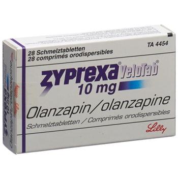 Zyprexa Velotab Melting Tabl 10 mg 28 pcs
