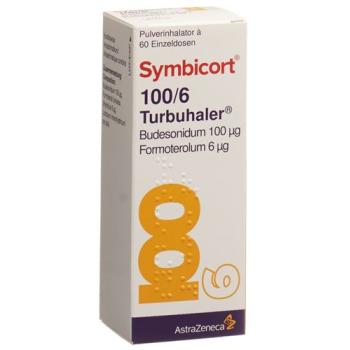 Symbicort 100/6 Turbuhaler Inh Plv 120 Dos