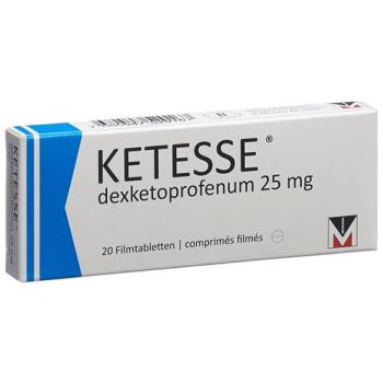 Ketesse Filmtablet 25 mg 20 pcs