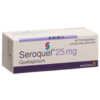 Seroquel Filmtablet 25 mg 60 pcs