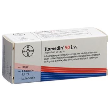 Ilomedin Inf Conc 50 mcg/2.5ml i.v. Amp 2.5ml