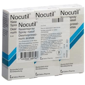 Nocutil nasal spray 3 bottles 5 ml